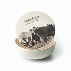Camembert Baker (with image of a Jersey cow)