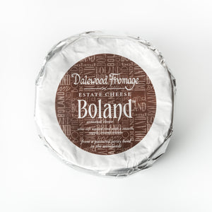 Boland™ Truckle approximately 900 grams. Semi-soft rind with a smooth, supple, creamy texture.