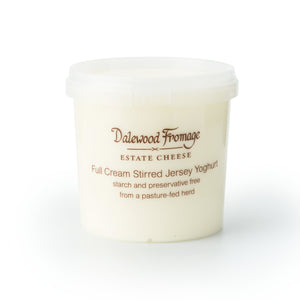 Full Cream Stirred Jersey Yoghurt (small 500ml / large 1L)