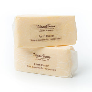 Dalewood farm butter from a pasture-fed jersey herd