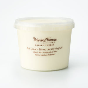 Full Cream Stirred Jersey Yoghurt (small 500ml / large 1L)